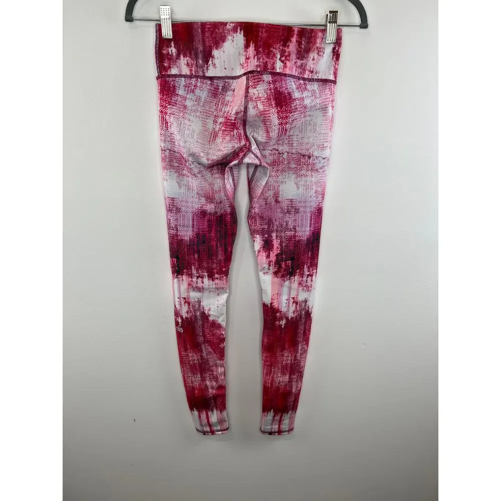 ALO Yoga Airbrush Leggings in Pink Desert Sunset Full Length 28